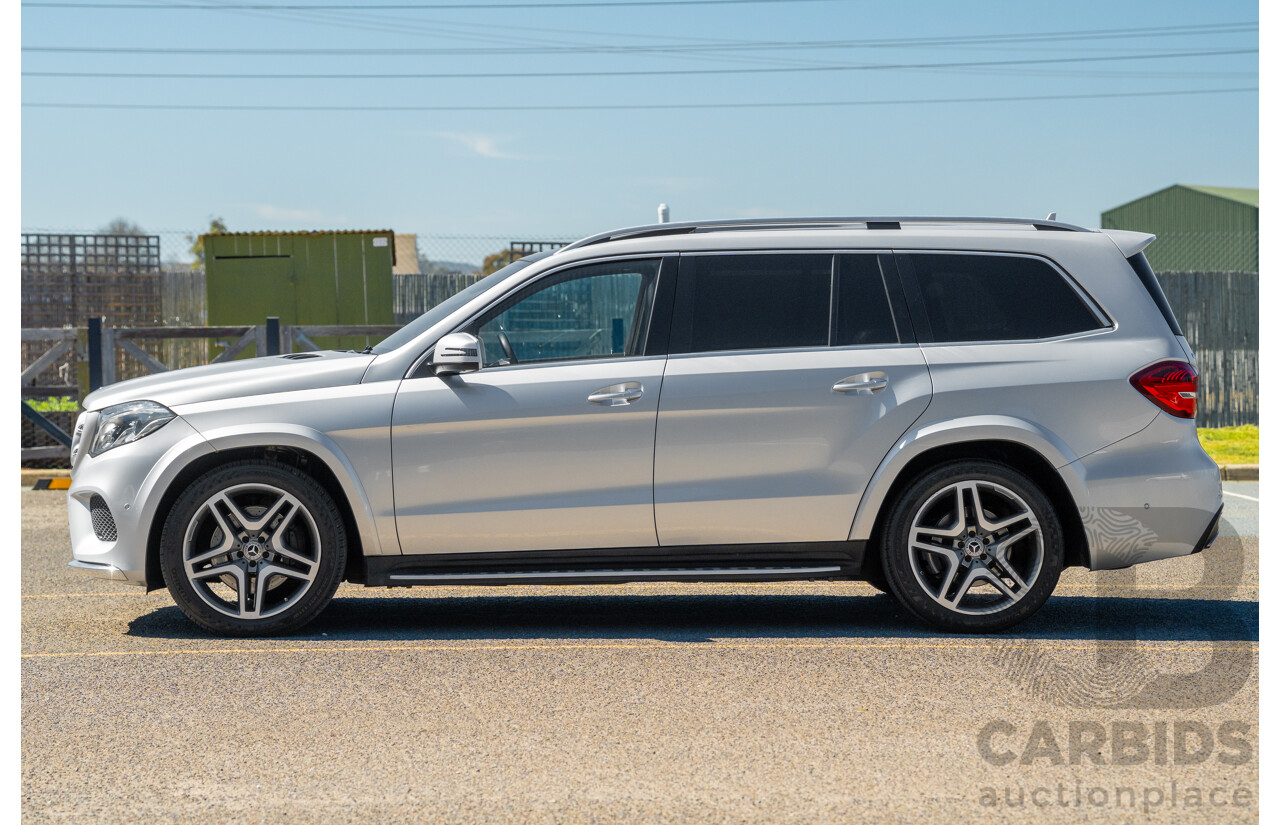 2/2019 Mercedes Benz GLS 350d AMG Pack 4MATIC (AWD) X166 MY18 4d Wagon Iridium Silver Metallic Turbo V6 3.0L