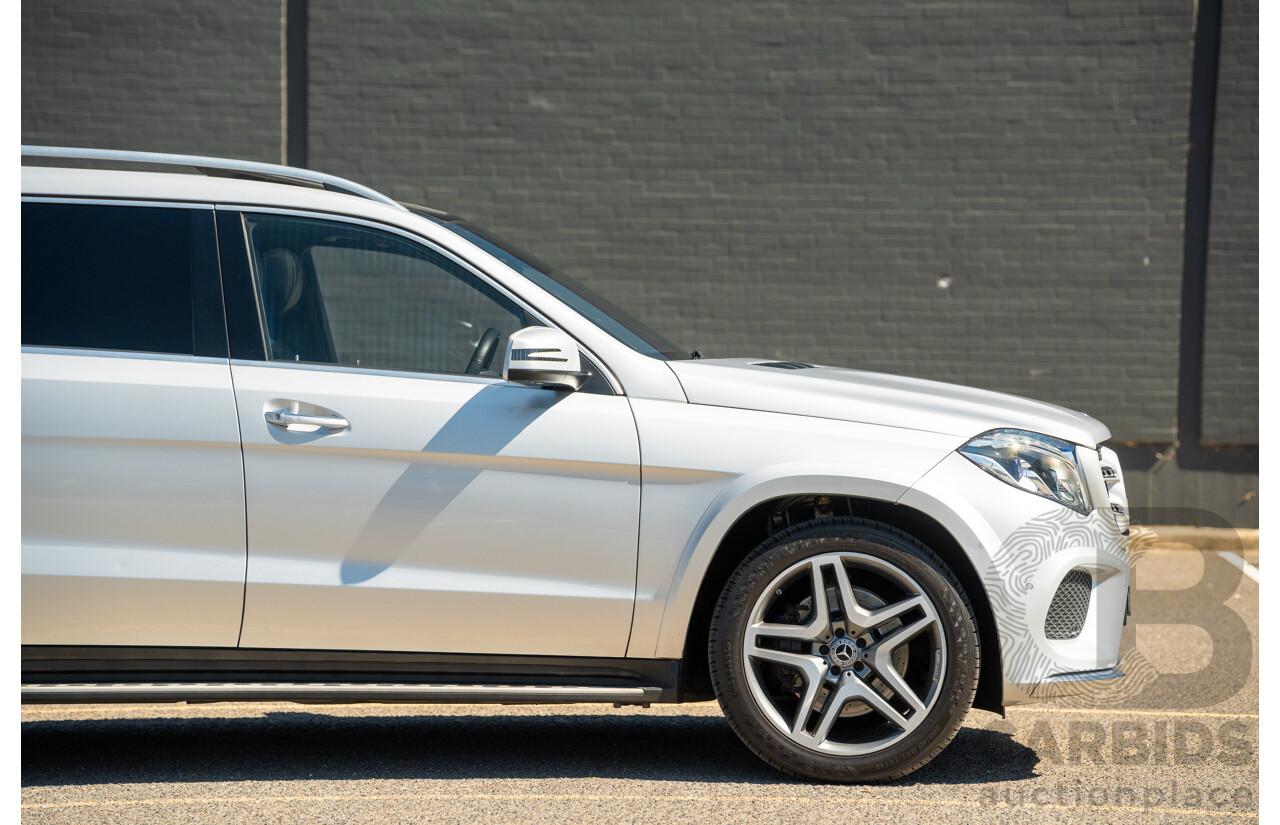 2/2019 Mercedes Benz GLS 350d AMG Pack 4MATIC (AWD) X166 MY18 4d Wagon Iridium Silver Metallic Turbo V6 3.0L