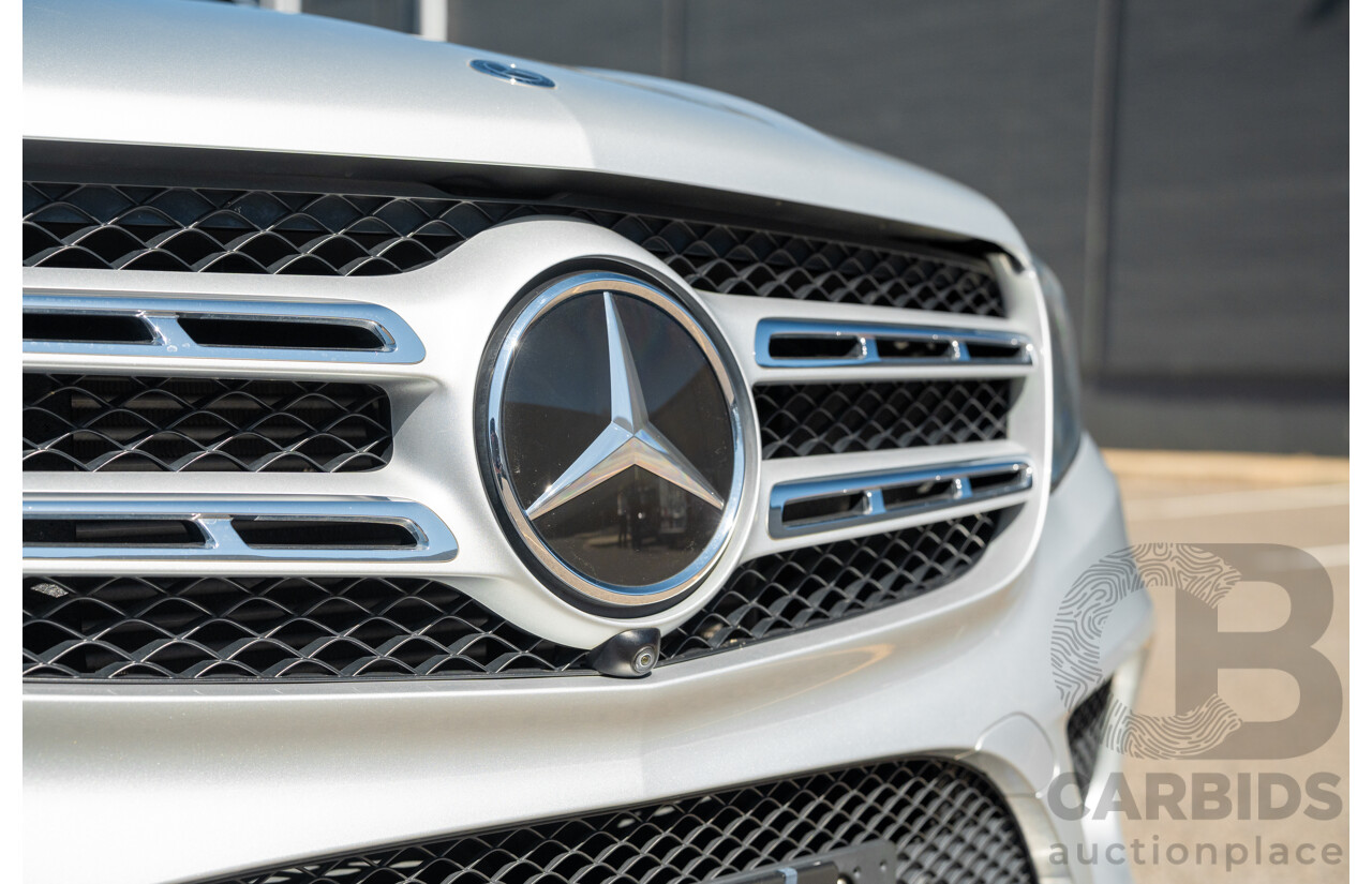 2/2019 Mercedes Benz GLS 350d AMG Pack 4MATIC (AWD) X166 MY18 4d Wagon Iridium Silver Metallic Turbo V6 3.0L
