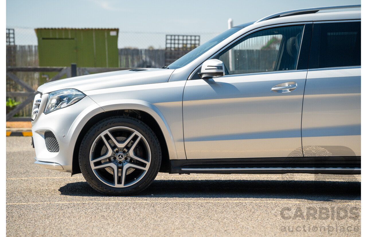 2/2019 Mercedes Benz GLS 350d AMG Pack 4MATIC (AWD) X166 MY18 4d Wagon Iridium Silver Metallic Turbo V6 3.0L