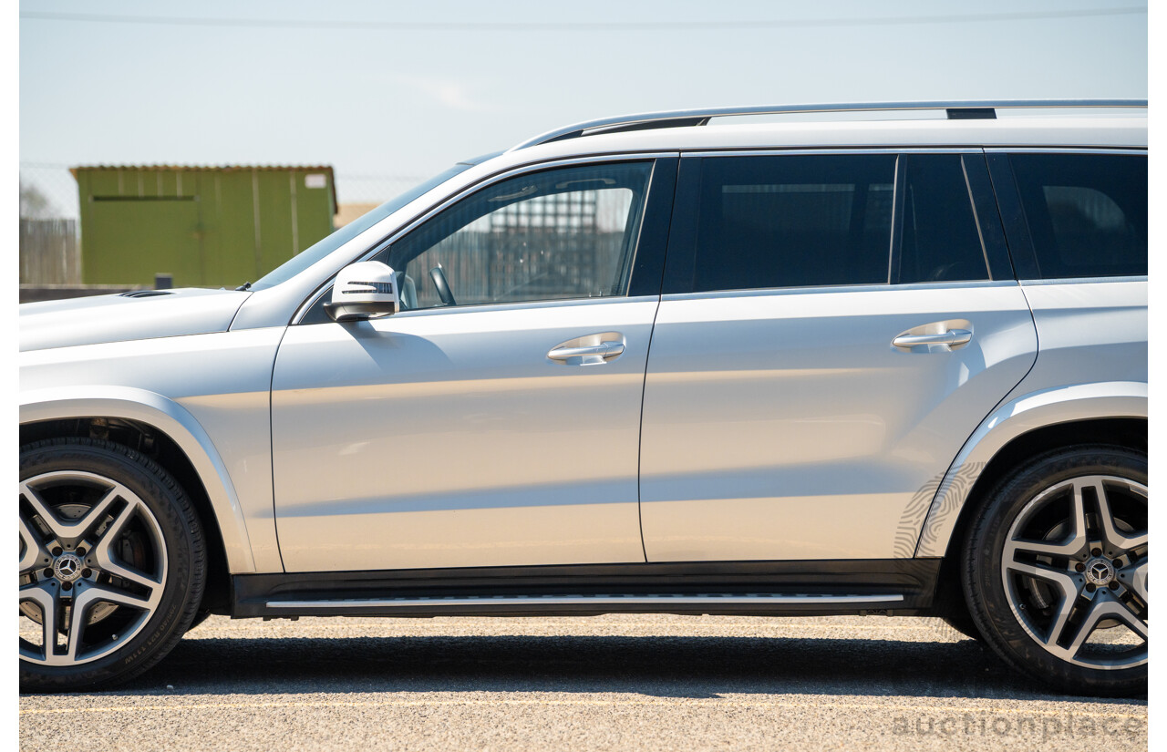 2/2019 Mercedes Benz GLS 350d AMG Pack 4MATIC (AWD) X166 MY18 4d Wagon Iridium Silver Metallic Turbo V6 3.0L