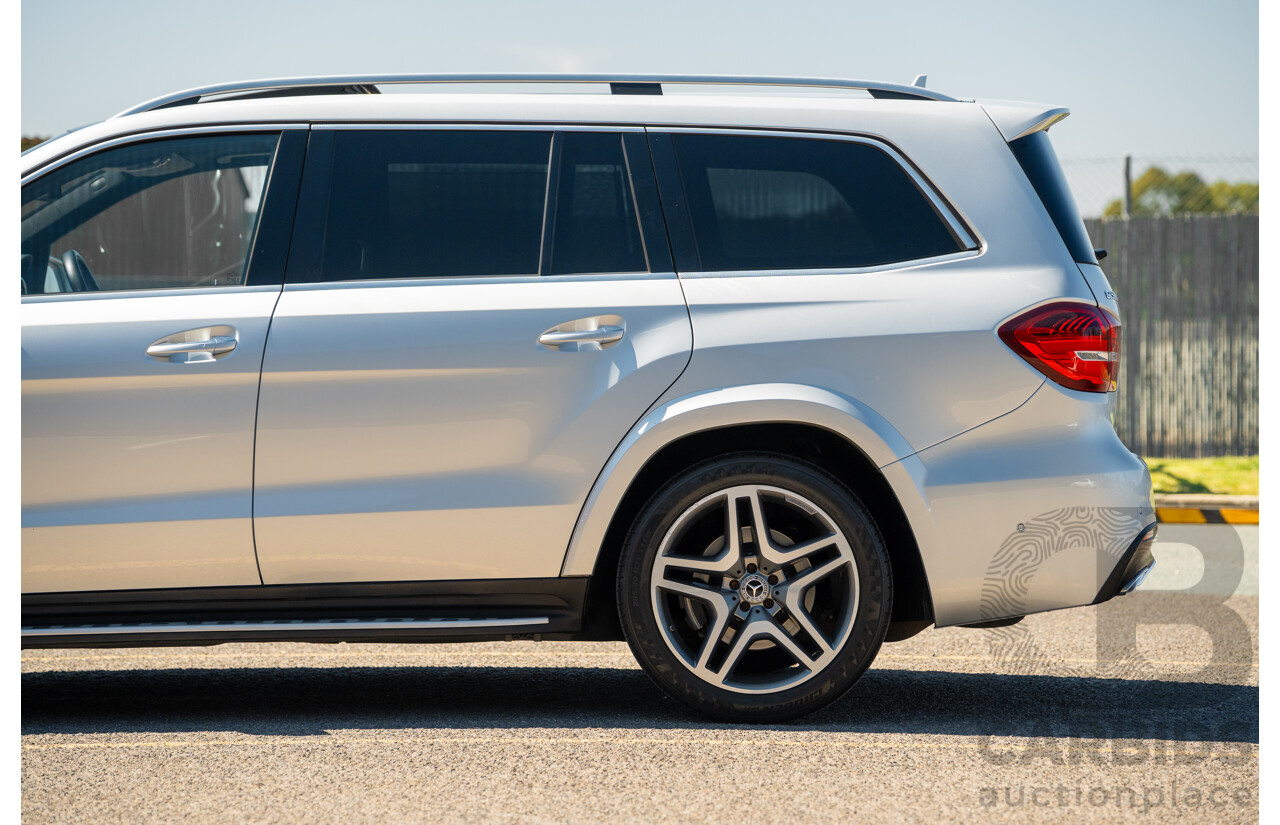 2/2019 Mercedes Benz GLS 350d AMG Pack 4MATIC (AWD) X166 MY18 4d Wagon Iridium Silver Metallic Turbo V6 3.0L