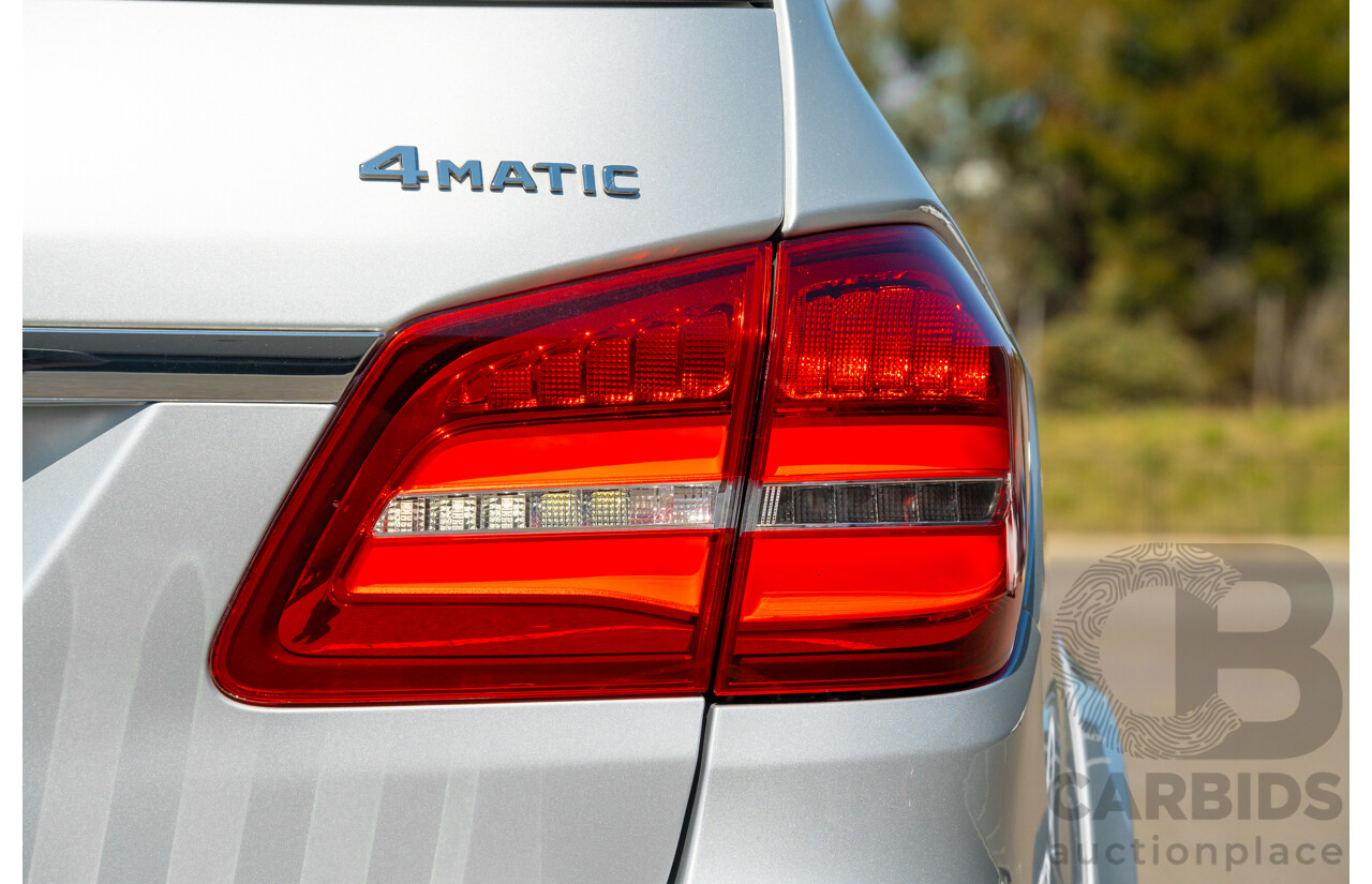2/2019 Mercedes Benz GLS 350d AMG Pack 4MATIC (AWD) X166 MY18 4d Wagon Iridium Silver Metallic Turbo V6 3.0L