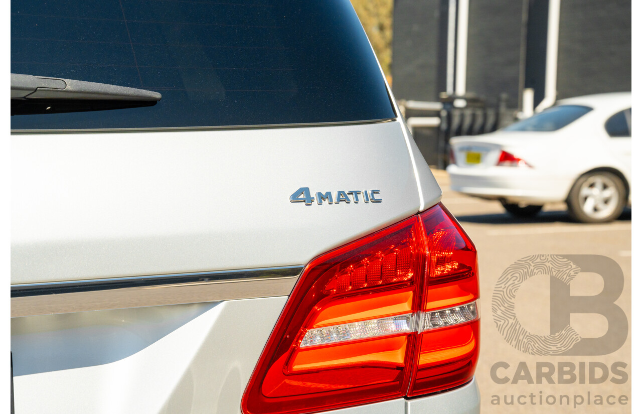2/2019 Mercedes Benz GLS 350d AMG Pack 4MATIC (AWD) X166 MY18 4d Wagon Iridium Silver Metallic Turbo V6 3.0L