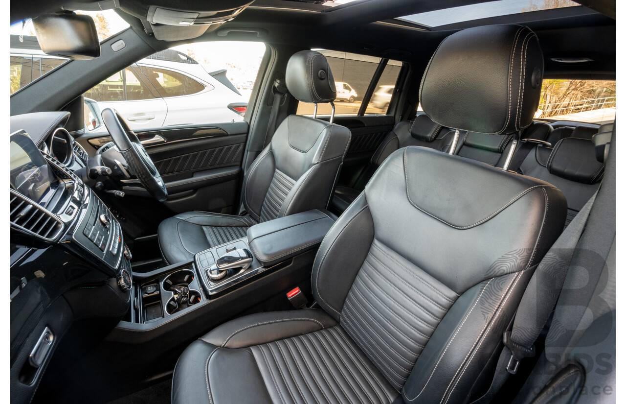 2/2019 Mercedes Benz GLS 350d AMG Pack 4MATIC (AWD) X166 MY18 4d Wagon Iridium Silver Metallic Turbo V6 3.0L