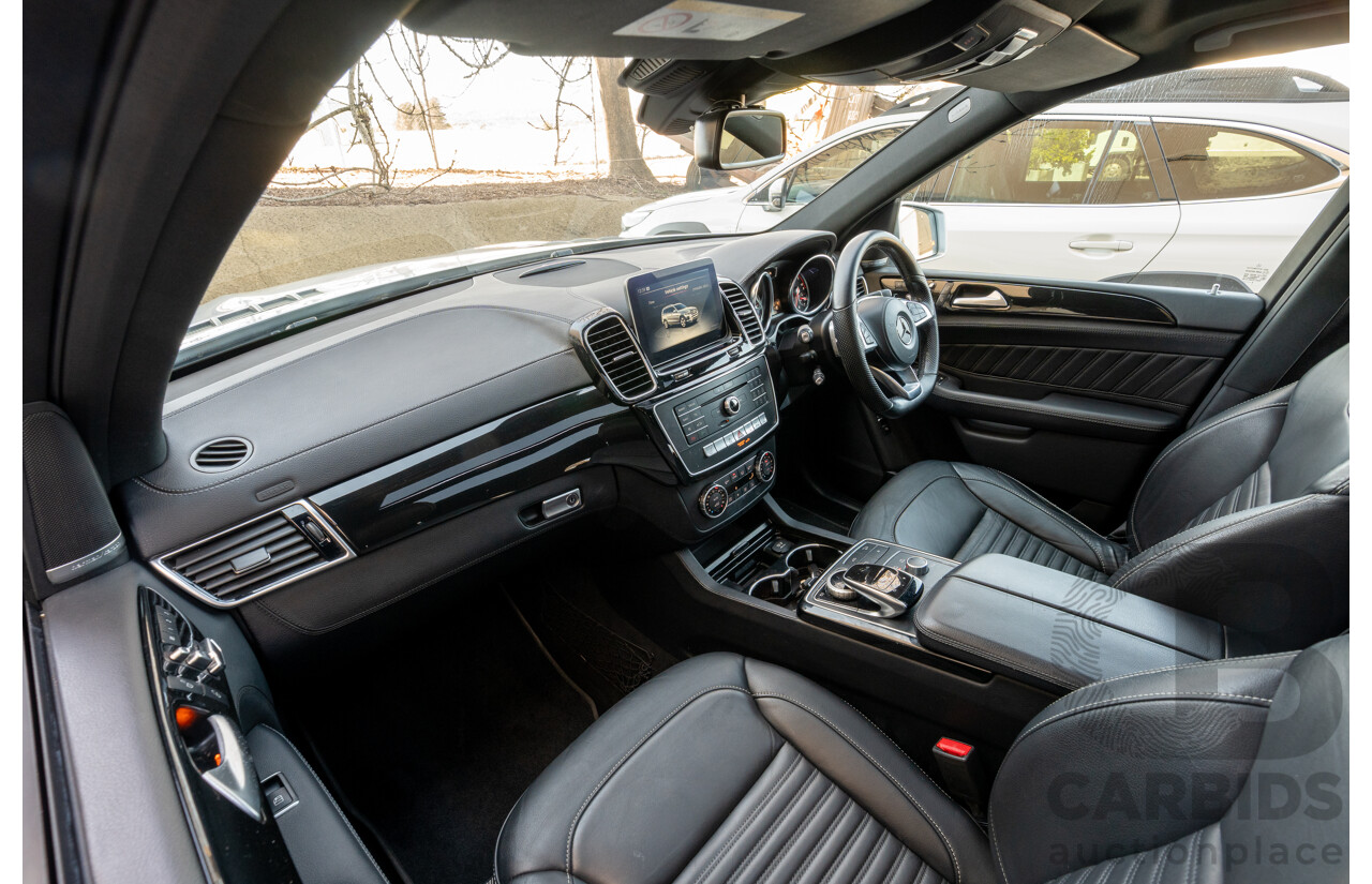 2/2019 Mercedes Benz GLS 350d AMG Pack 4MATIC (AWD) X166 MY18 4d Wagon Iridium Silver Metallic Turbo V6 3.0L