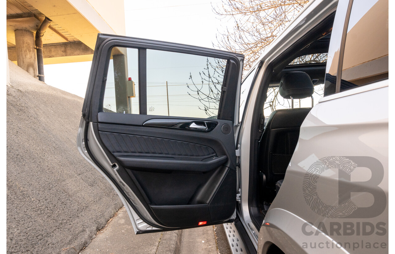 2/2019 Mercedes Benz GLS 350d AMG Pack 4MATIC (AWD) X166 MY18 4d Wagon Iridium Silver Metallic Turbo V6 3.0L