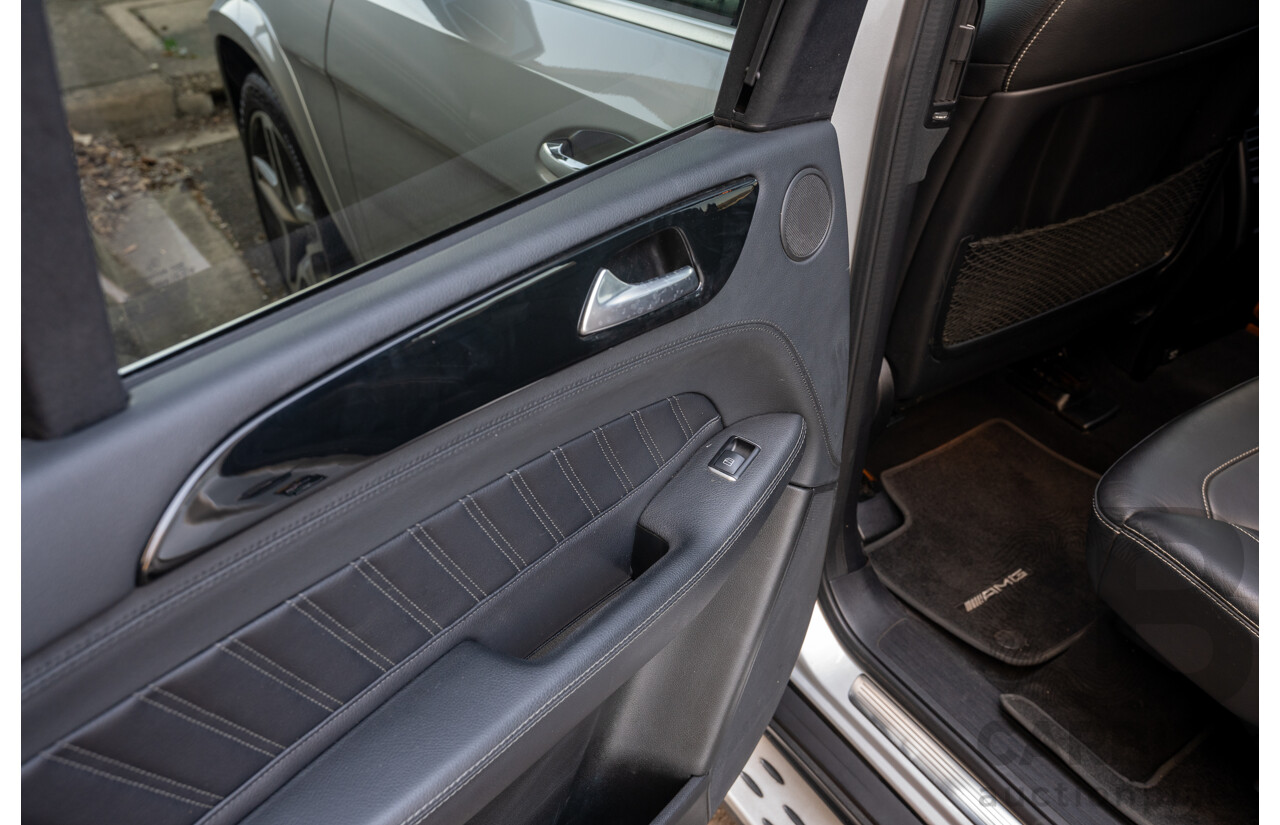 2/2019 Mercedes Benz GLS 350d AMG Pack 4MATIC (AWD) X166 MY18 4d Wagon Iridium Silver Metallic Turbo V6 3.0L