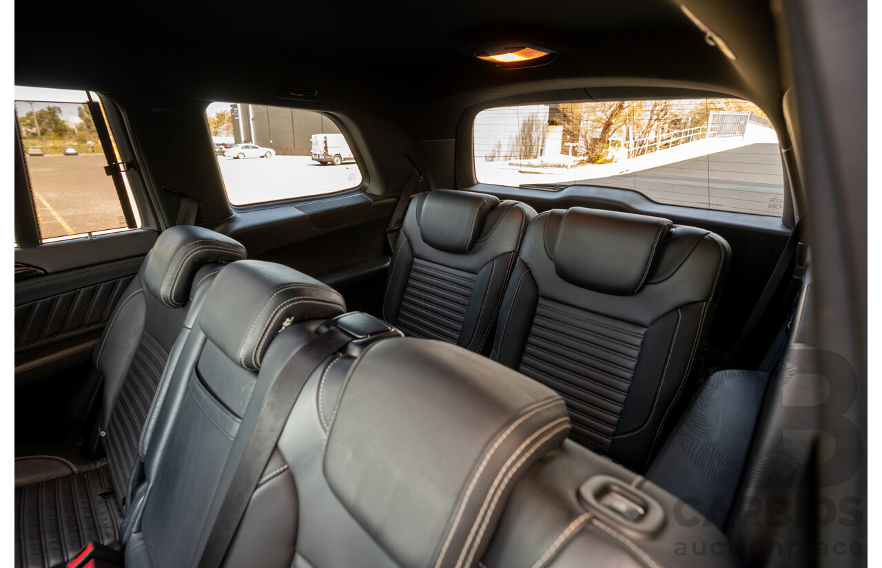 2/2019 Mercedes Benz GLS 350d AMG Pack 4MATIC (AWD) X166 MY18 4d Wagon Iridium Silver Metallic Turbo V6 3.0L