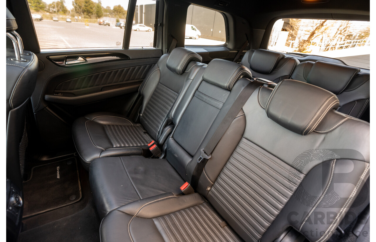2/2019 Mercedes Benz GLS 350d AMG Pack 4MATIC (AWD) X166 MY18 4d Wagon Iridium Silver Metallic Turbo V6 3.0L