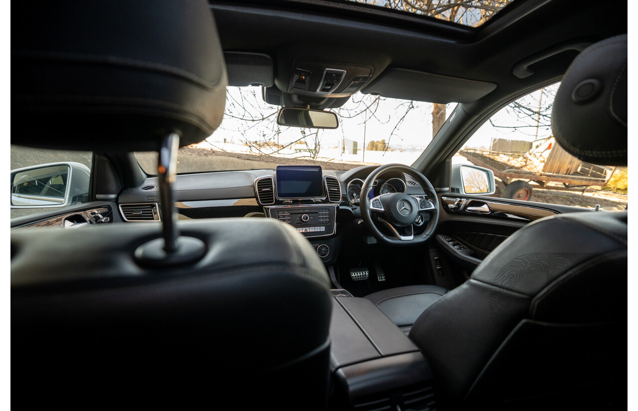 2/2019 Mercedes Benz GLS 350d AMG Pack 4MATIC (AWD) X166 MY18 4d Wagon Iridium Silver Metallic Turbo V6 3.0L