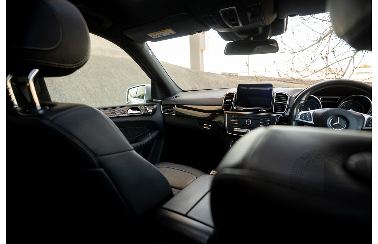 2/2019 Mercedes Benz GLS 350d AMG Pack 4MATIC (AWD) X166 MY18 4d Wagon Iridium Silver Metallic Turbo V6 3.0L