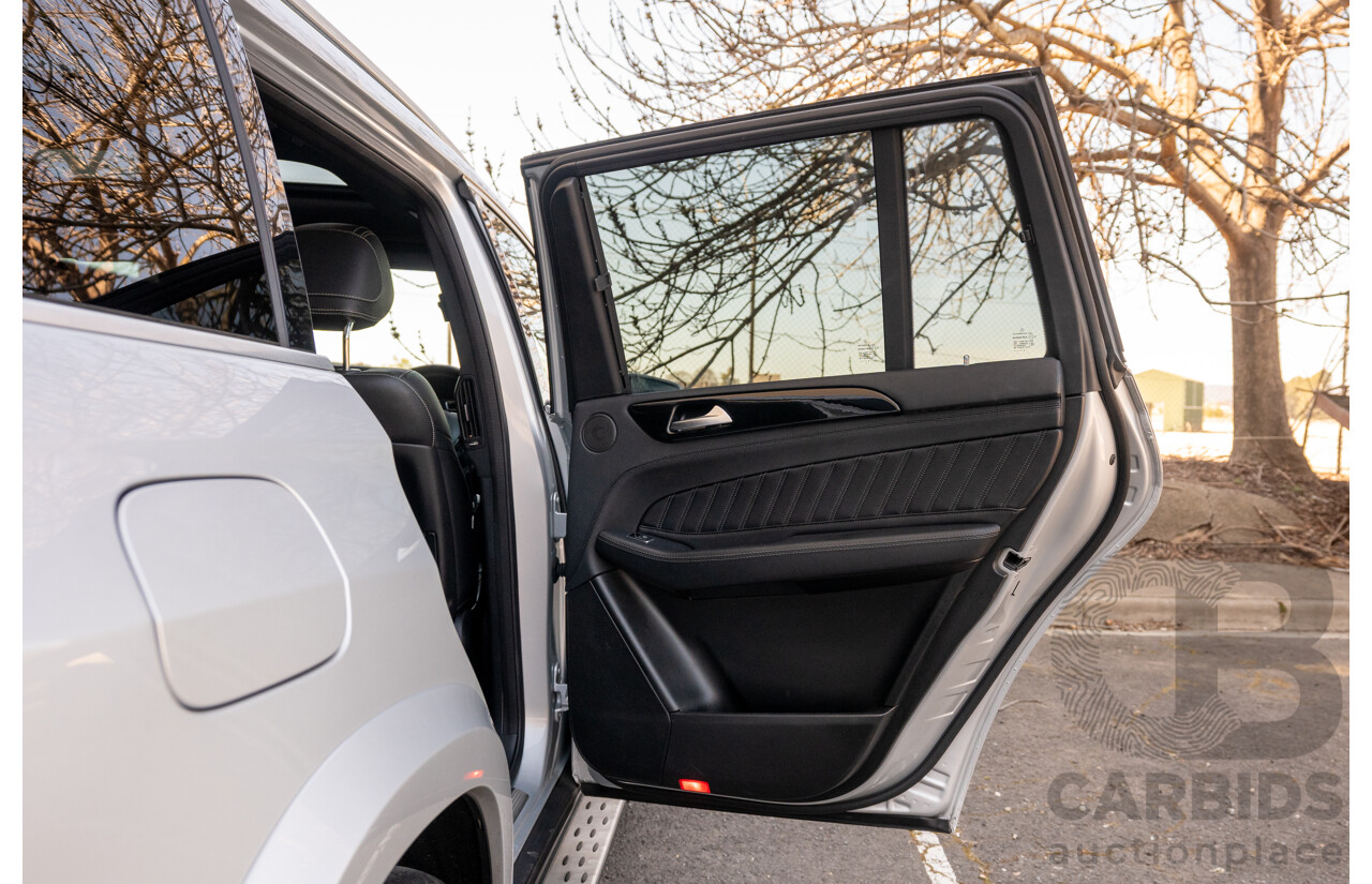 2/2019 Mercedes Benz GLS 350d AMG Pack 4MATIC (AWD) X166 MY18 4d Wagon Iridium Silver Metallic Turbo V6 3.0L