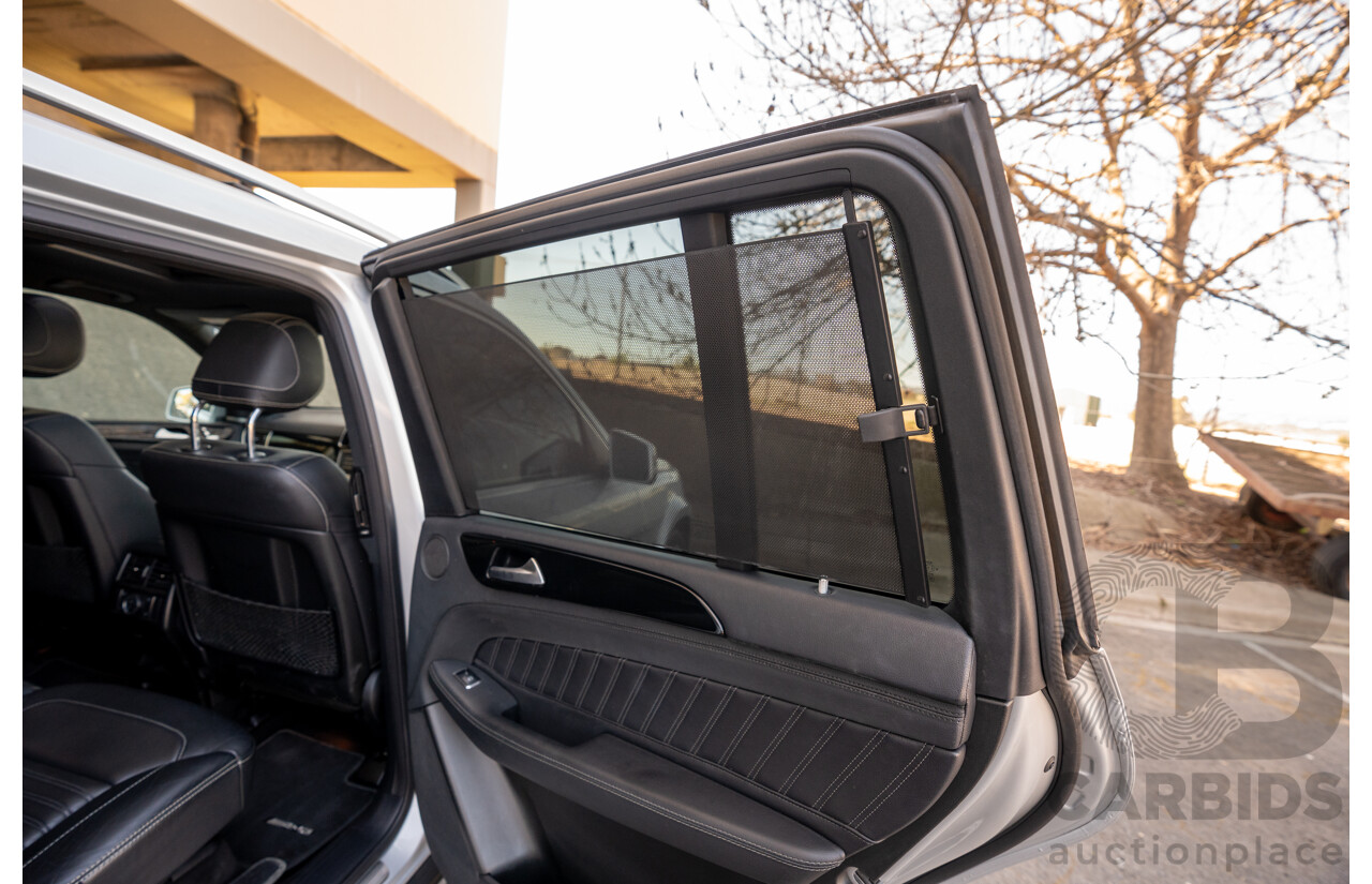 2/2019 Mercedes Benz GLS 350d AMG Pack 4MATIC (AWD) X166 MY18 4d Wagon Iridium Silver Metallic Turbo V6 3.0L