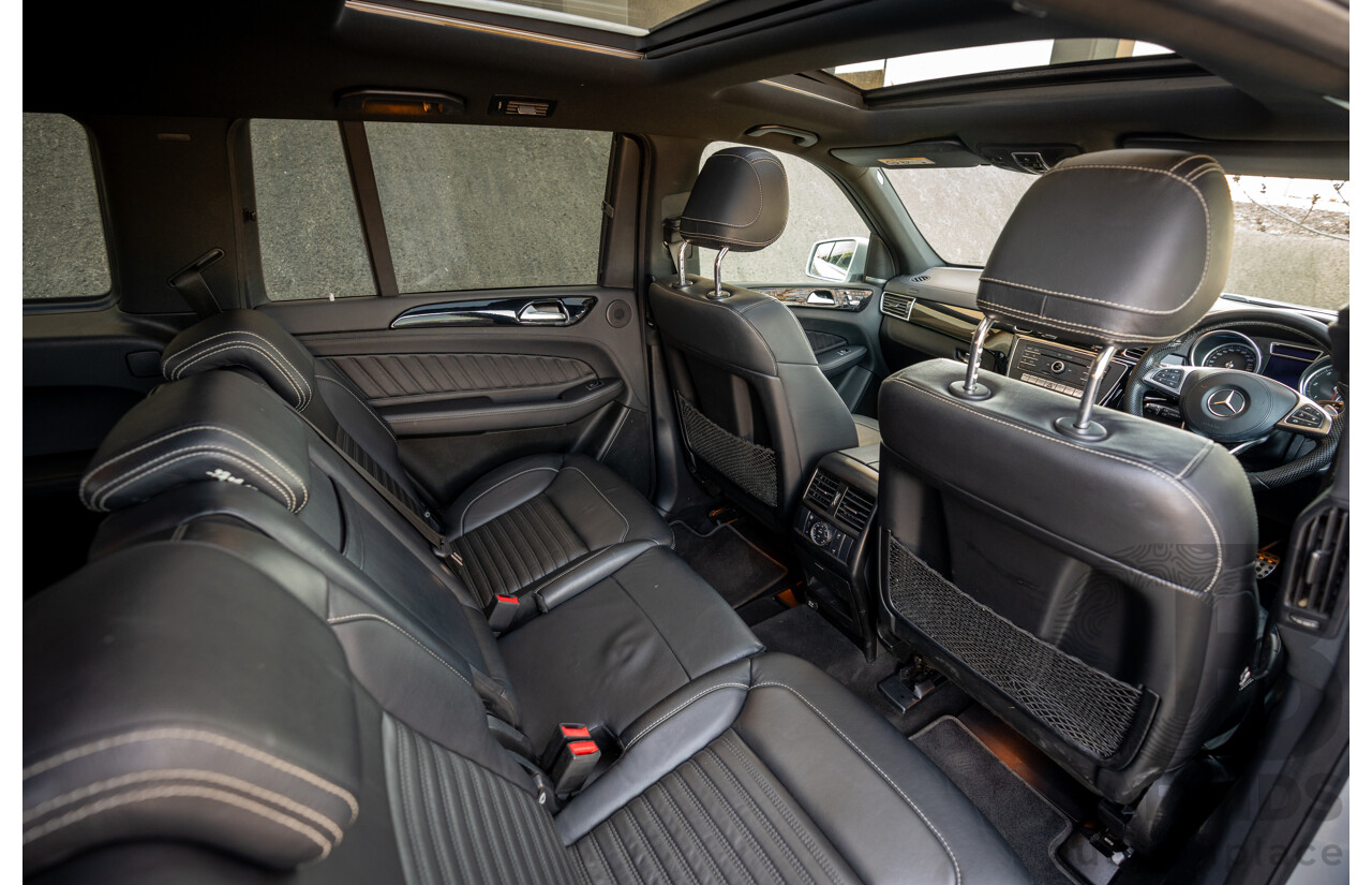 2/2019 Mercedes Benz GLS 350d AMG Pack 4MATIC (AWD) X166 MY18 4d Wagon Iridium Silver Metallic Turbo V6 3.0L