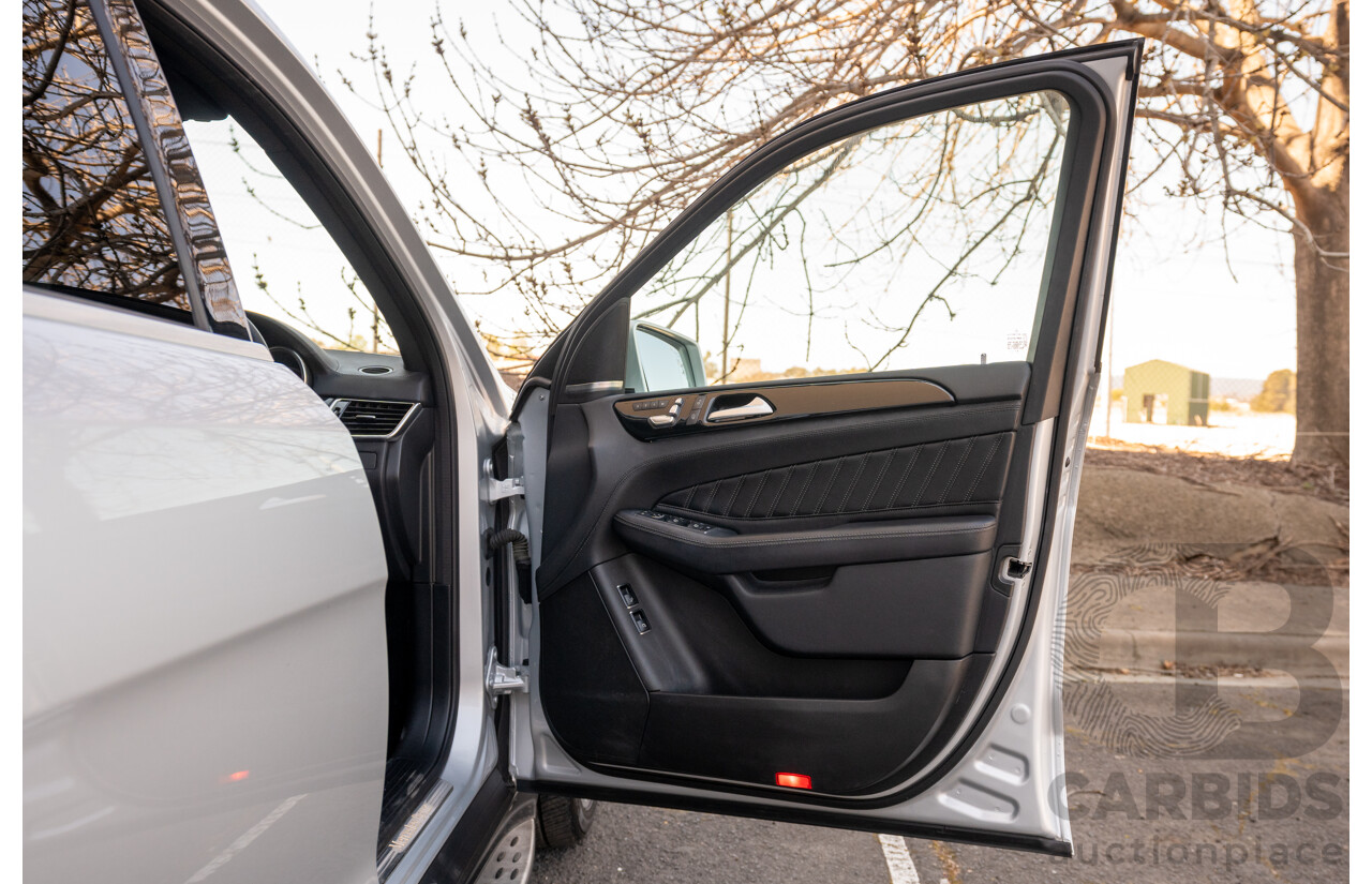 2/2019 Mercedes Benz GLS 350d AMG Pack 4MATIC (AWD) X166 MY18 4d Wagon Iridium Silver Metallic Turbo V6 3.0L