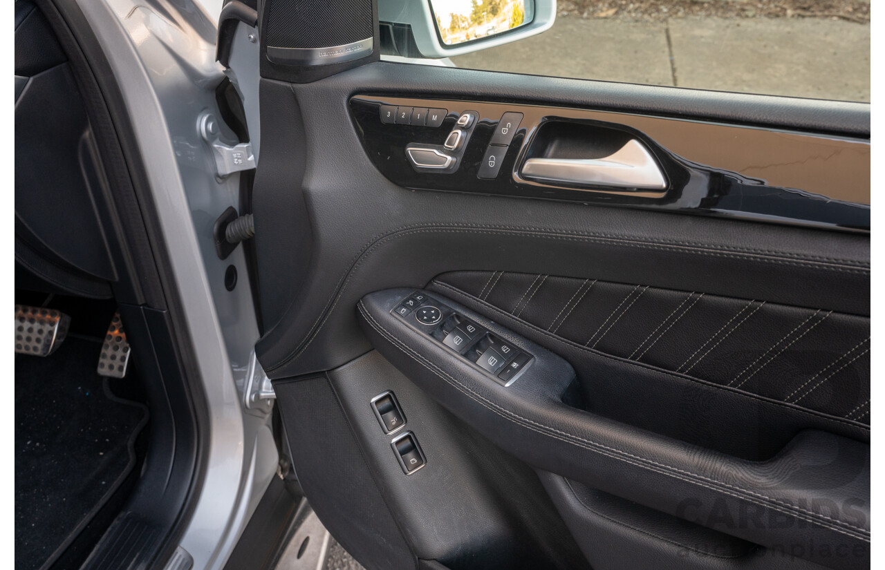 2/2019 Mercedes Benz GLS 350d AMG Pack 4MATIC (AWD) X166 MY18 4d Wagon Iridium Silver Metallic Turbo V6 3.0L
