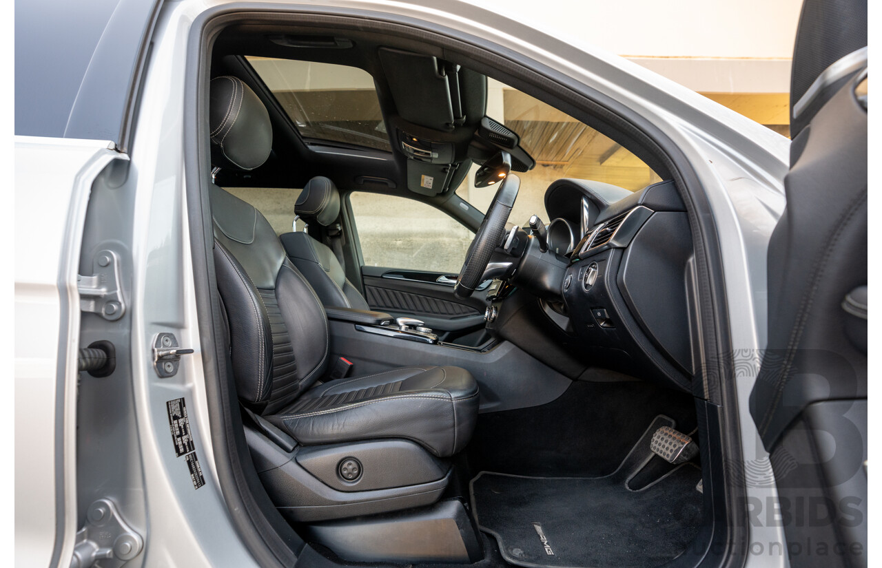 2/2019 Mercedes Benz GLS 350d AMG Pack 4MATIC (AWD) X166 MY18 4d Wagon Iridium Silver Metallic Turbo V6 3.0L