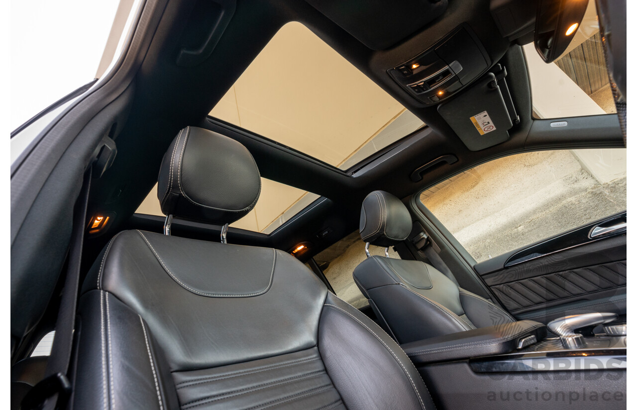 2/2019 Mercedes Benz GLS 350d AMG Pack 4MATIC (AWD) X166 MY18 4d Wagon Iridium Silver Metallic Turbo V6 3.0L