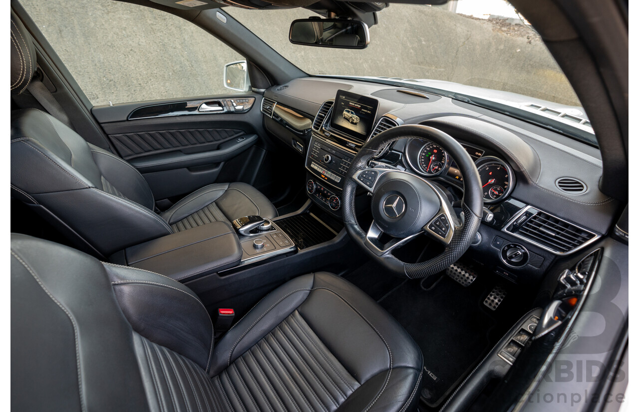 2/2019 Mercedes Benz GLS 350d AMG Pack 4MATIC (AWD) X166 MY18 4d Wagon Iridium Silver Metallic Turbo V6 3.0L