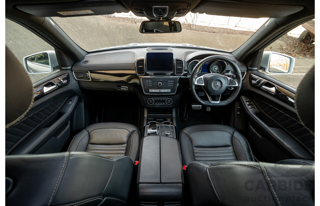 2/2019 Mercedes Benz GLS 350d AMG Pack 4MATIC (AWD) X166 MY18 4d Wagon Iridium Silver Metallic Turbo V6 3.0L