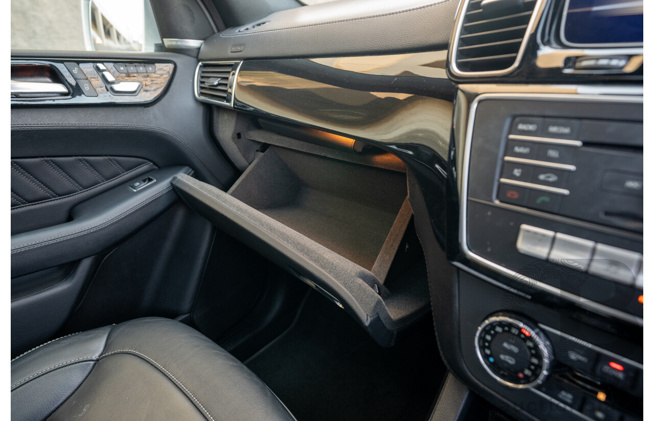2/2019 Mercedes Benz GLS 350d AMG Pack 4MATIC (AWD) X166 MY18 4d Wagon Iridium Silver Metallic Turbo V6 3.0L