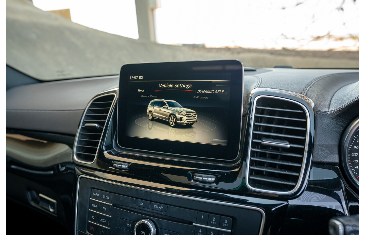 2/2019 Mercedes Benz GLS 350d AMG Pack 4MATIC (AWD) X166 MY18 4d Wagon Iridium Silver Metallic Turbo V6 3.0L
