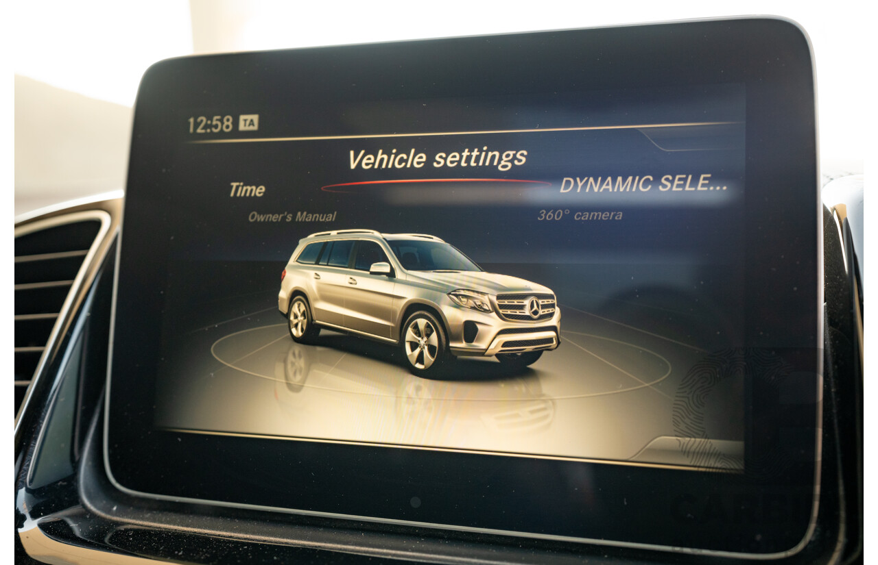 2/2019 Mercedes Benz GLS 350d AMG Pack 4MATIC (AWD) X166 MY18 4d Wagon Iridium Silver Metallic Turbo V6 3.0L
