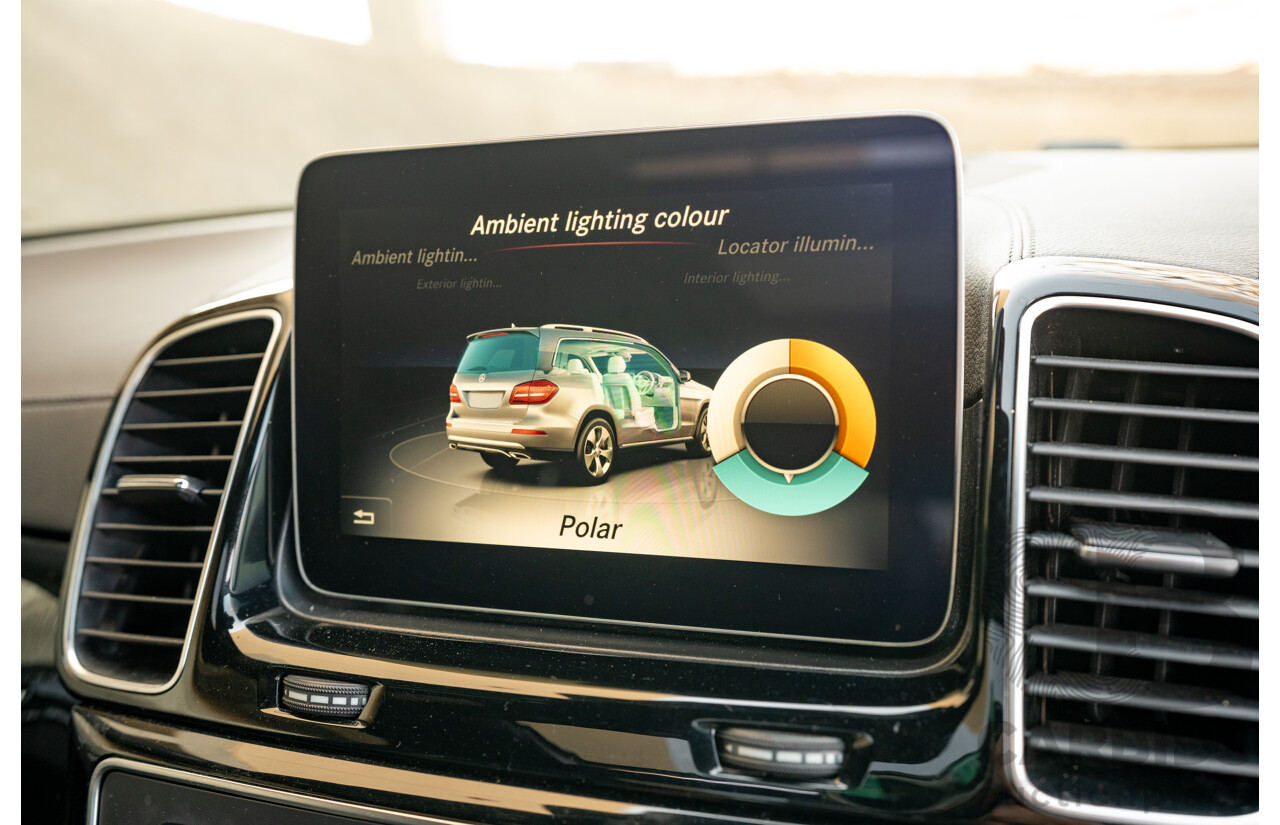 2/2019 Mercedes Benz GLS 350d AMG Pack 4MATIC (AWD) X166 MY18 4d Wagon Iridium Silver Metallic Turbo V6 3.0L