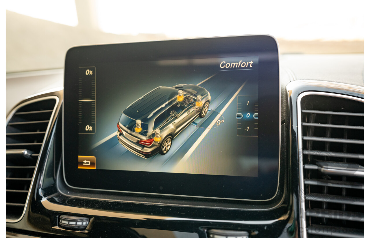2/2019 Mercedes Benz GLS 350d AMG Pack 4MATIC (AWD) X166 MY18 4d Wagon Iridium Silver Metallic Turbo V6 3.0L