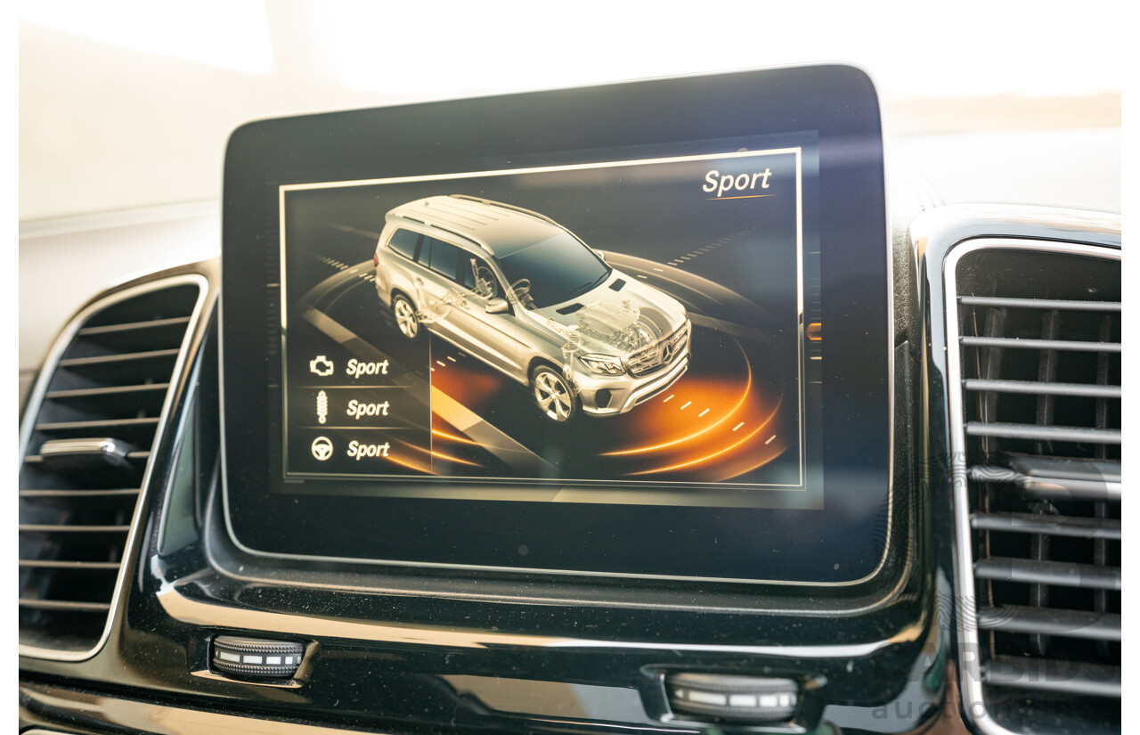 2/2019 Mercedes Benz GLS 350d AMG Pack 4MATIC (AWD) X166 MY18 4d Wagon Iridium Silver Metallic Turbo V6 3.0L