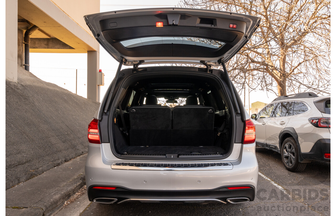 2/2019 Mercedes Benz GLS 350d AMG Pack 4MATIC (AWD) X166 MY18 4d Wagon Iridium Silver Metallic Turbo V6 3.0L