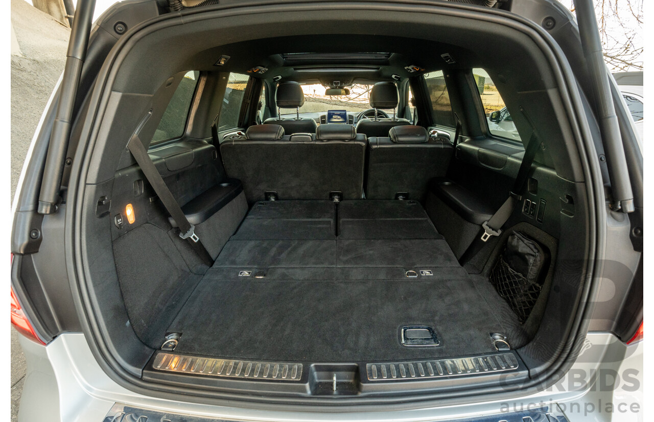 2/2019 Mercedes Benz GLS 350d AMG Pack 4MATIC (AWD) X166 MY18 4d Wagon Iridium Silver Metallic Turbo V6 3.0L