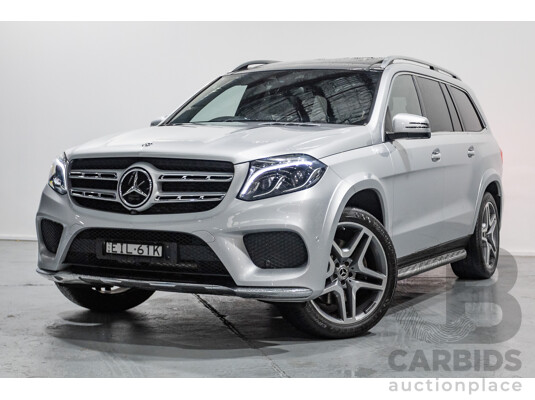 1660298 · 2/2019 Mercedes-Benz GLS 350d AMG Pack 4MATIC (AWD) X166 MY18 4d Wagon Iridium Silver Metallic Turbo V6 3.0L