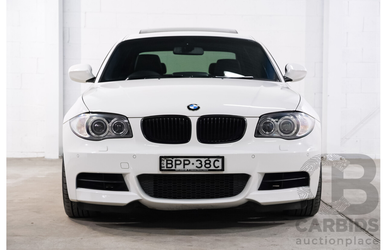 4/2010 BMW 135i Sport E82 MY11 2d Coupe Alpin White Turbo 3.0L