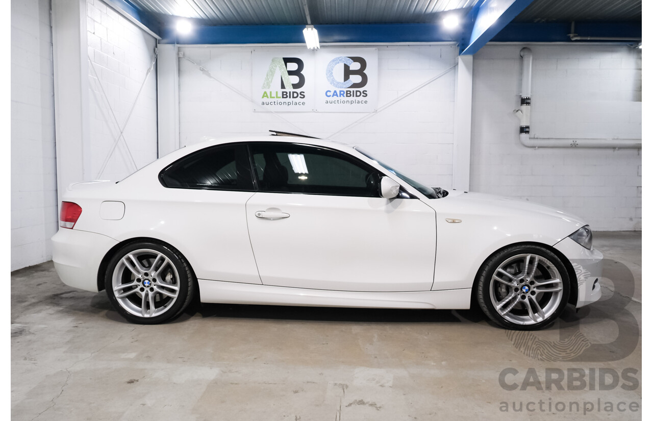 4/2010 BMW 135i Sport E82 MY11 2d Coupe Alpin White Turbo 3.0L