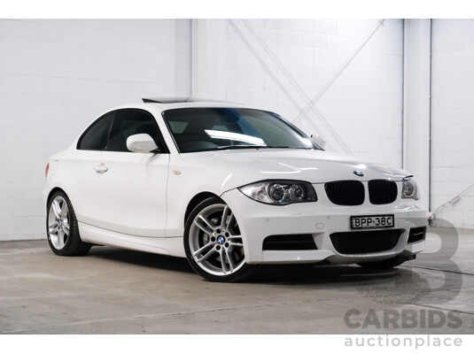 4/2010 BMW 135i Sport E82 MY11 2d Coupe Alpin White Turbo 3.0L