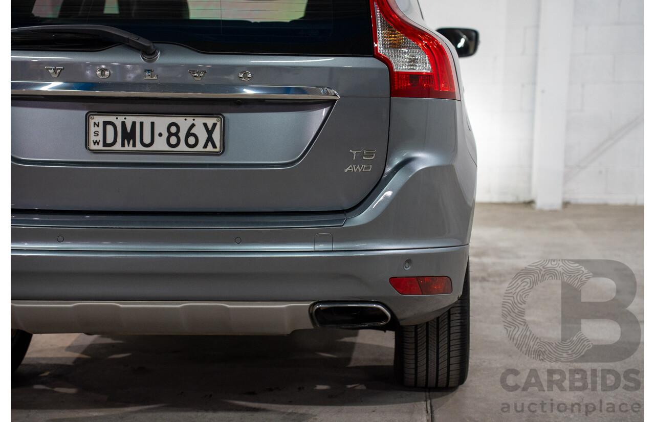08/2016 Volvo Xc60 T5 Luxury (AWD) DZ MY17 4D Wagon Osmium Grey Turbo 2.0L