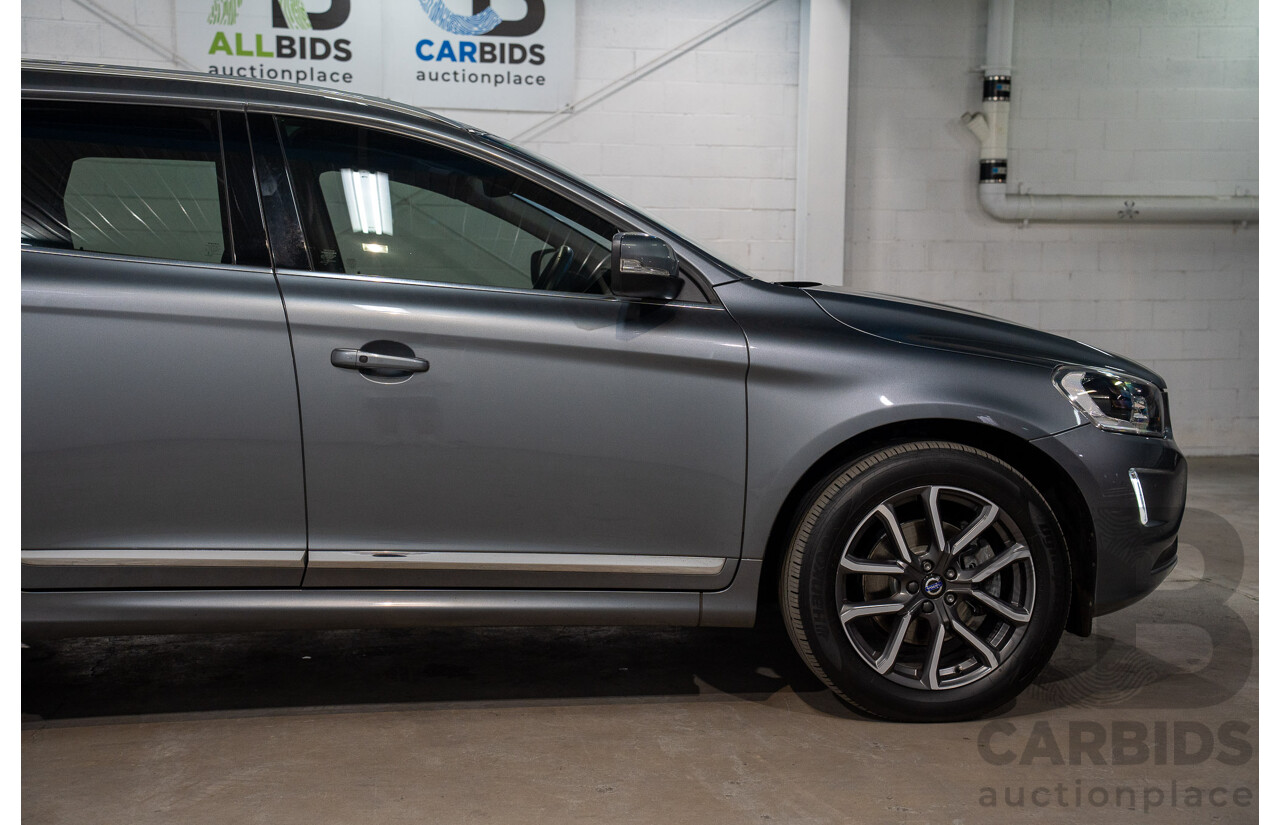 08/2016 Volvo Xc60 T5 Luxury (AWD) DZ MY17 4D Wagon Osmium Grey Turbo 2.0L