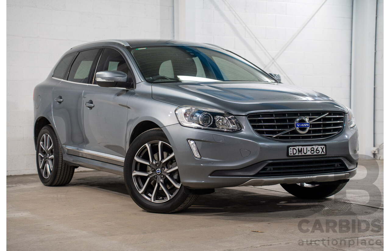 08/2016 Volvo Xc60 T5 Luxury (AWD) DZ MY17 4D Wagon Osmium Grey Turbo 2.0L