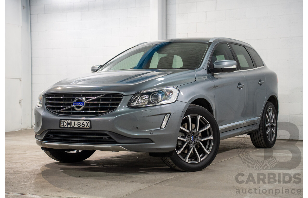 08/2016 Volvo Xc60 T5 Luxury (AWD) DZ MY17 4D Wagon Osmium Grey Turbo 2.0L