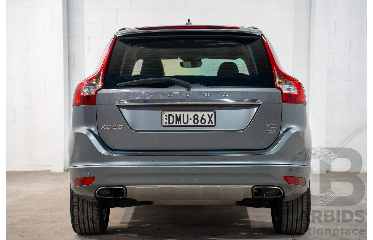 08/2016 Volvo Xc60 T5 Luxury (AWD) DZ MY17 4D Wagon Osmium Grey Turbo 2.0L