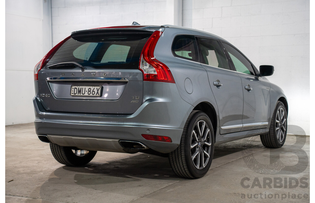 08/2016 Volvo Xc60 T5 Luxury (AWD) DZ MY17 4D Wagon Osmium Grey Turbo 2.0L