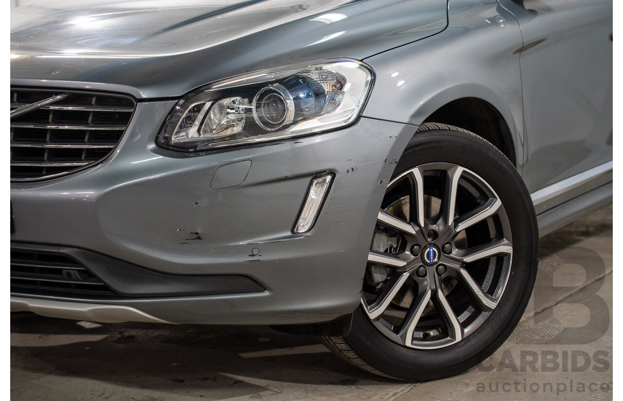 08/2016 Volvo Xc60 T5 Luxury (AWD) DZ MY17 4D Wagon Osmium Grey Turbo 2.0L