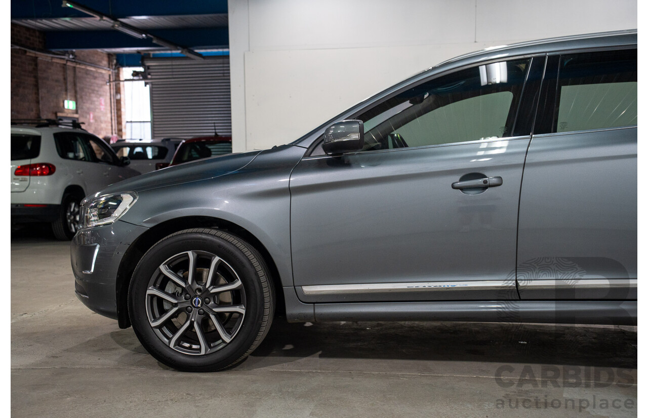 08/2016 Volvo Xc60 T5 Luxury (AWD) DZ MY17 4D Wagon Osmium Grey Turbo 2.0L