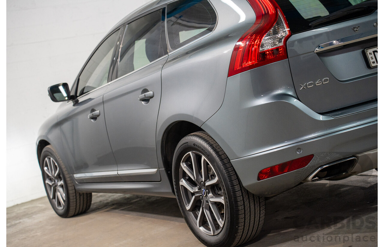 08/2016 Volvo Xc60 T5 Luxury (AWD) DZ MY17 4D Wagon Osmium Grey Turbo 2.0L