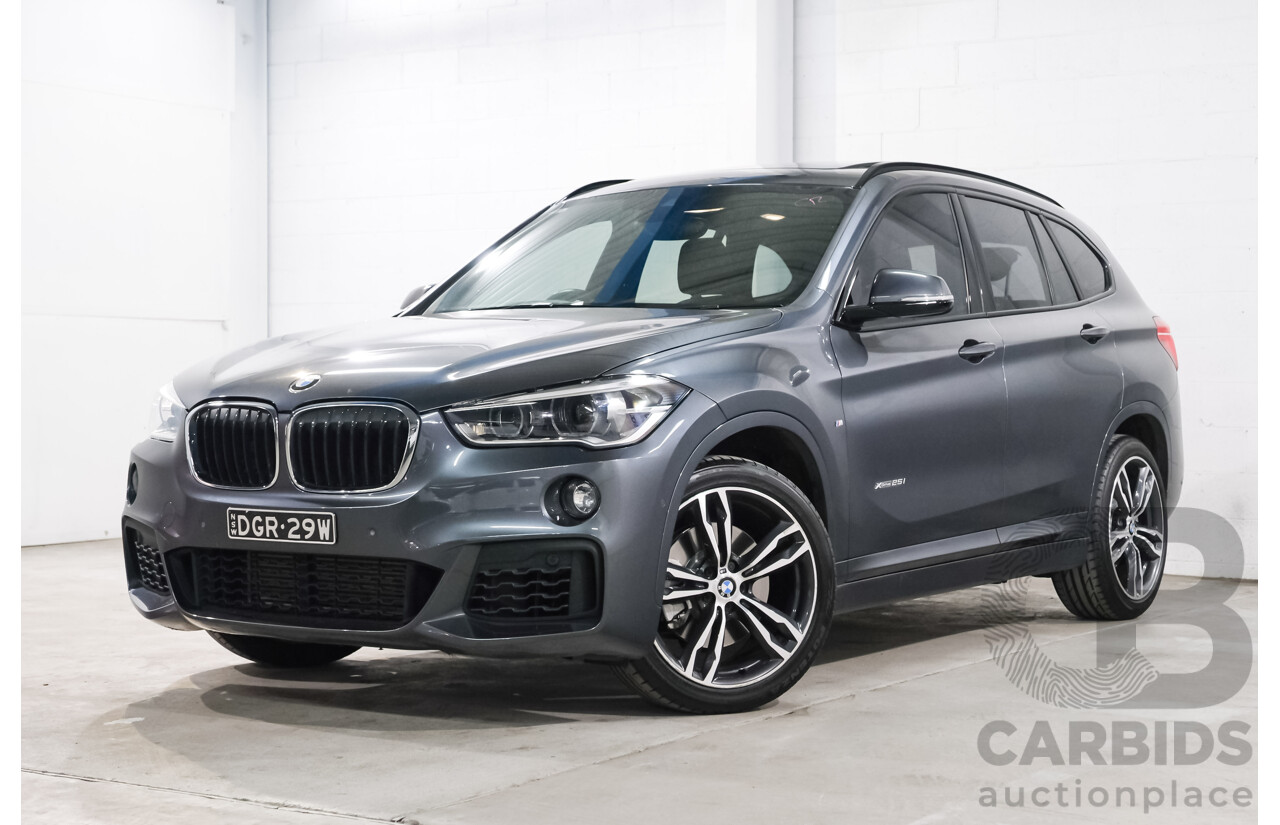 05/2016 Bmw X1 xDRIVE 25i AWD F48 4D Wagon Mineral Grey Metallic Turbo 2.0L