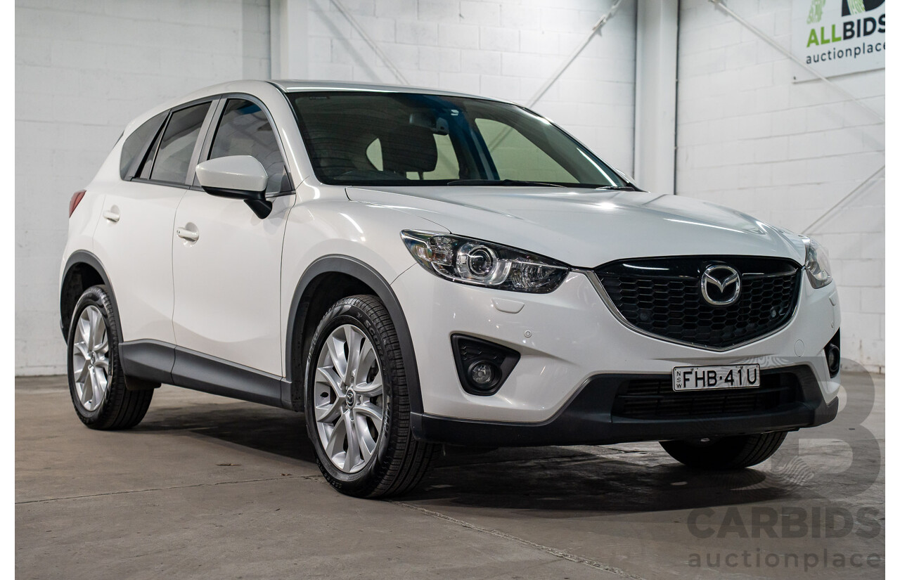 10/2014 Mazda Cx-5 GRAND TOURER (AWD) MY13 Upgrade 4d Wagon White 2.2L