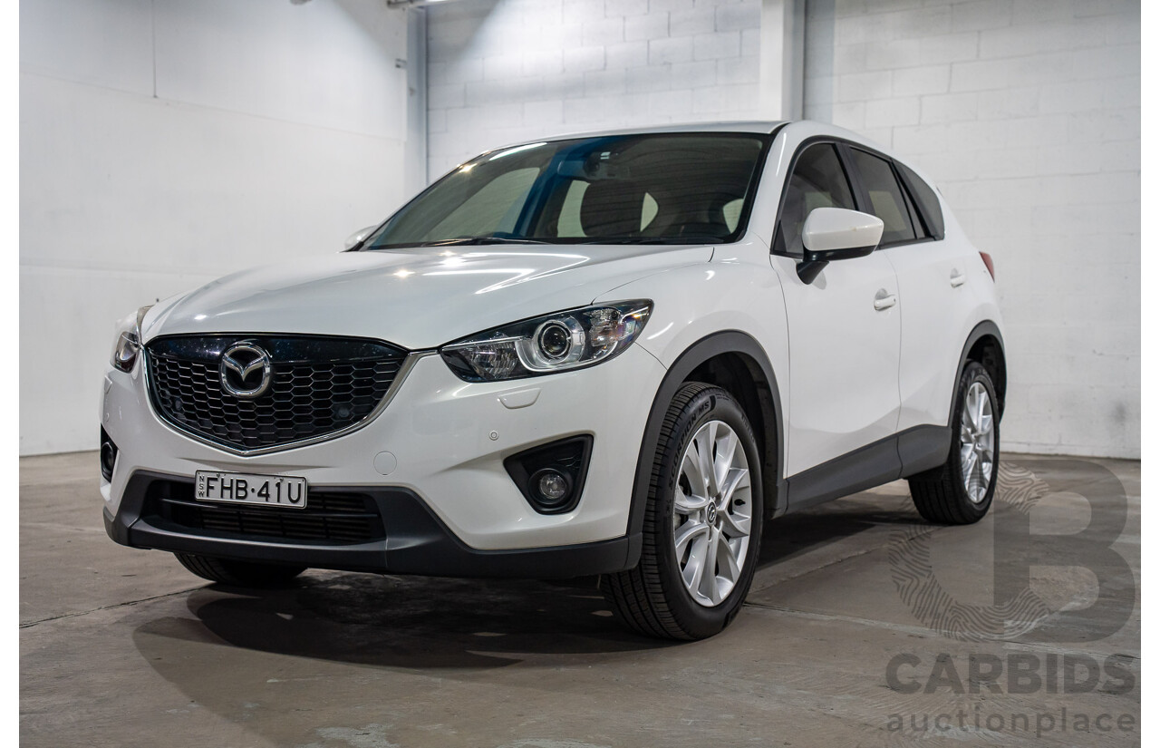 10/2014 Mazda Cx-5 GRAND TOURER (AWD) MY13 Upgrade 4d Wagon White 2.2L