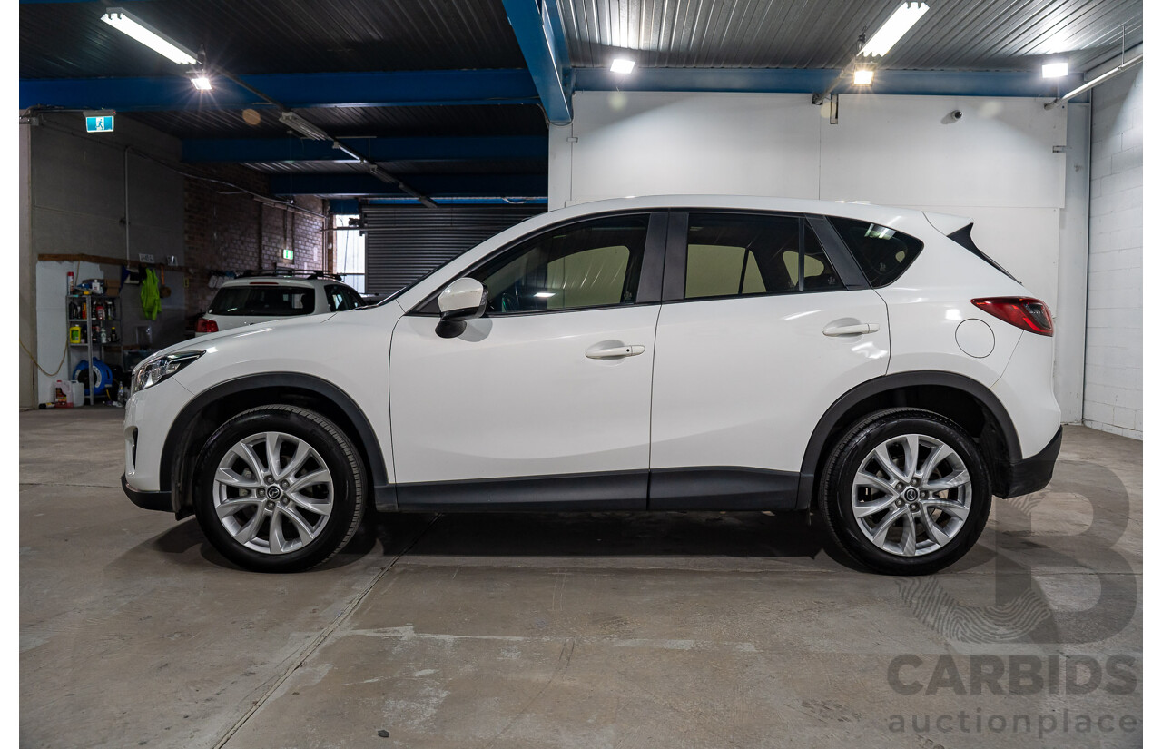 10/2014 Mazda Cx-5 GRAND TOURER (AWD) MY13 Upgrade 4d Wagon White 2.2L